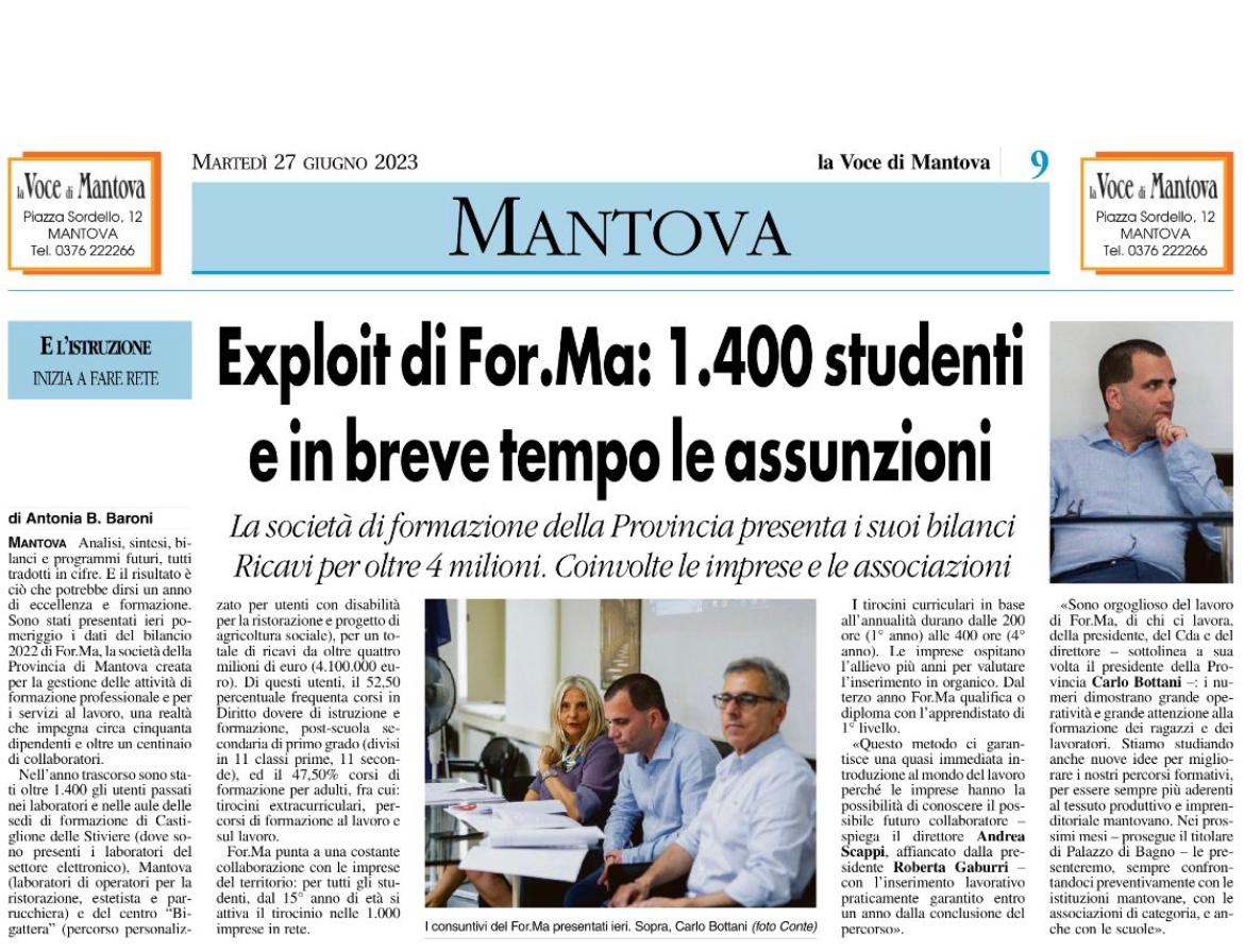 23 ICE DI MANTOVA 27 06 2023 1400 ai corsi di ForMa ritagliato