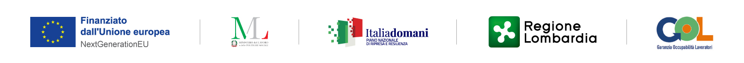 testata trenino loghi vettoriale PNRR GOL